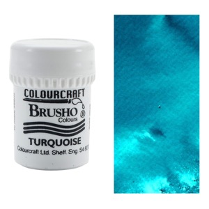 Colourcraft Brusho Crystal Colour 15g Turquoise