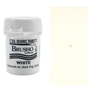 Colourcraft Brusho Crystal Colour 15g White