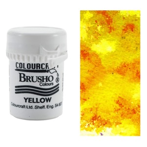 Colourcraft Brusho Crystal Colour 15g Yellow