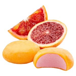 Bubbies Mochi Ice Cream Blood Orange