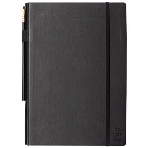 Blackwing A4 Slate Blank Notebook 160 Pages 8.27"x11.69" Matte Black