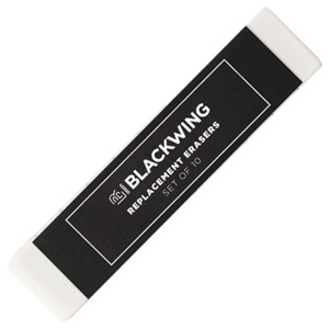 Blackwing Pencil Replacement Erasers 10 Set White