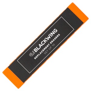 Blackwing Pencil Replacement Erasers 10 Set Orange