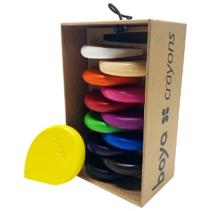 Boya Soft Wax Crayons 12 Set Makers Dozen