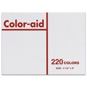 Color-Aid Paper 220 Colors Set 6"x4.5"