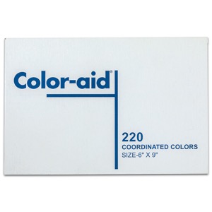 Color-Aid 220 Coordinated Colors Set 6" x 9"