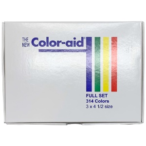 Color-Aid Paper 314 Colors Full Set 3"x4.5"