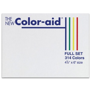 Color-Aid Paper 314 Colors Full Set 6"x4.5"