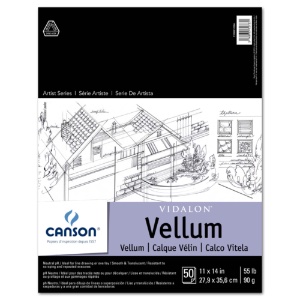 Vidalon Translucent Vellum 90 Pad 11" x 14"