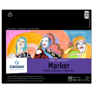 Canson Artist Series Pro Layout Marker Pad 14"x17"
