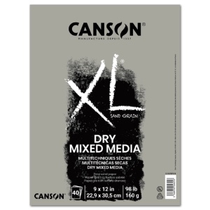 XL DRY MIX-MEDIA 9x12 GRAY