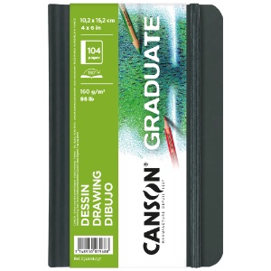 Canson Graduate Drawing Book 98lb 4"x6"
