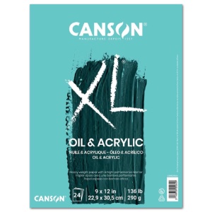 Canson XL Oil & Acrylic Heavyweight Paper 9"x12"