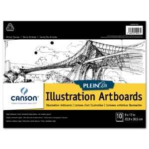 Canson Plein Air Illustration Artboard Pad - 9x12