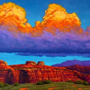 Color Schemes for Vibrant Acrylic Landscapes with Joe Oakes 1/10