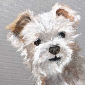 In the Studio: Pet Portraits in Acrylic with Sarah Lew