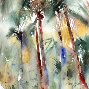 Poured Watercolor Florals with Buffy Kaufman 7/26