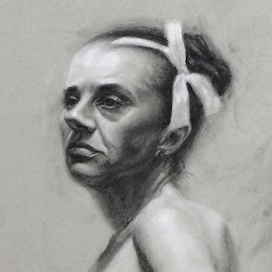 Charcoal Portraits from a Model with Andrew 6/15