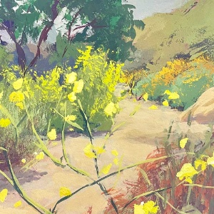 In the Studio: Gouache Landscapes with Andrew Cortez Monday 1/15