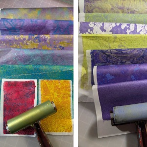 Gel Plate Printing Basics with Estella Banks 4/12