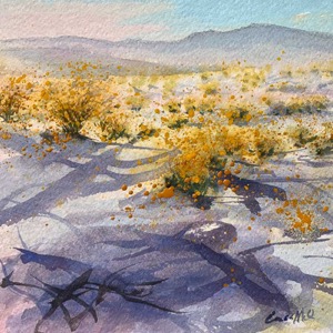 In The Studio: Watercolor Desertscapes with Louisa McHugh 8/20