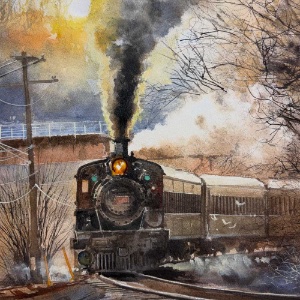 Watercolor Techniques Smoke and Steam with Jhon Ardila 8/15