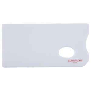 Caran d'Ache Aquarelle Plexiglass Palette White 26x13cm