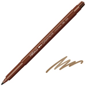 Caran d'Ache Fibralo Fibre Tip Pen 059 Brown