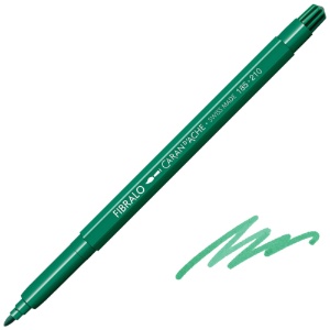 Caran d'Ache Fibralo Fibre Tip Pen 210 Emerald Green