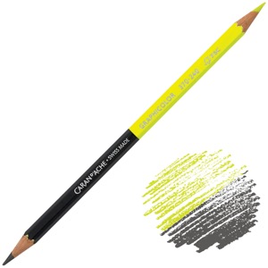 Caran d'Ache Graphicolor BiColor Pencil Fluorescent Yellow/Graphite