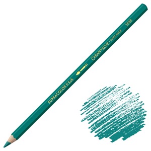 Caran d'Ache Supracolor Soft Aquarelle Color Pencil Greenish Blue