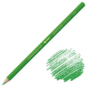 Caran d'Ache Supracolor Soft Aquarelle Color Pencil Yellow Green
