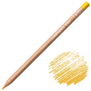 Caran d'Ache Luminance 6901 Colored Pencil 034 Yellow Ochre