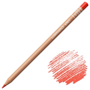 Caran d'Ache Luminance 6901 Colored Pencil 061 Permanent Red