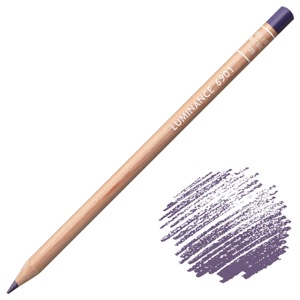 Caran d'Ache Luminance 6901 Colored Pencil 129 Violet Brown