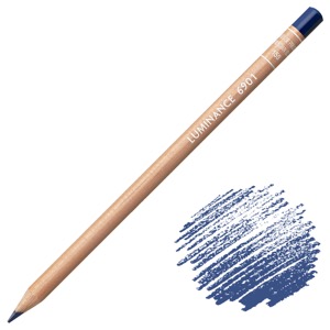 Caran d'Ache Luminance 6901 Colored Pencil 159 Prussian Blue