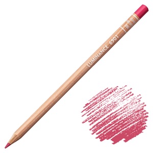 Caran d'Ache Luminance 6901 Colored Pencil 350 Purplish Red