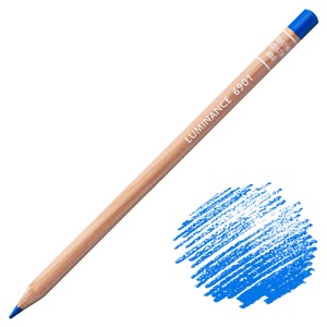 Caran d'Ache Luminance 6901 Colored Pencil  660 Middle Cobalt Blue