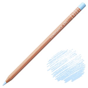 Caran d'Ache Luminance 6901 Colored Pencil 661 Light Cobalt Blue
