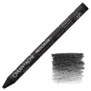 Caran d'Ache Neocolor I Permanent Wax Pastel Black