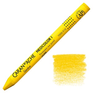Caran d'Ache Neocolor I Permanent Wax Pastel Yellow