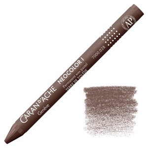 Caran d'Ache Neocolor I Permanent Wax Pastel Toledo Brown