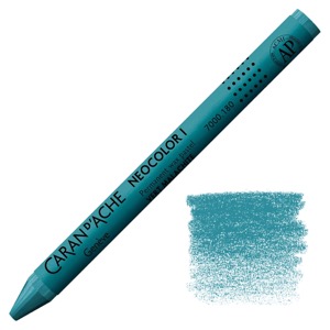 Caran d'Ache Neocolor I Permanent Wax Pastel Malachite Green