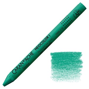 Caran d'Ache Neocolor I Permanent Wax Pastel Emerald Green