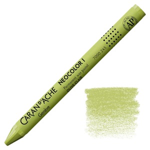 Caran d'Ache Neocolor I Permanent Wax Pastel Light Olive