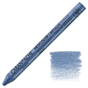 Caran d'Ache Neocolor I Permanent Wax Pastel Metallic Violet
