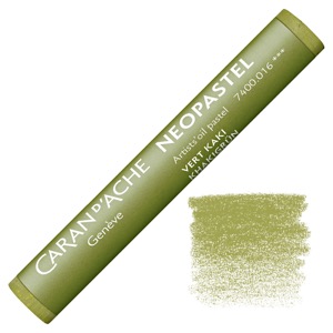 Caran d'Ache Neopastel Artists' Oil Pastel Khaki Green