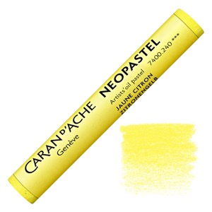 Caran d'Ache Neopastel Artists' Oil Pastel Lemon Yellow