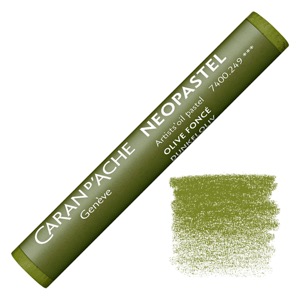Caran d'Ache Neopastel Artists' Oil Pastel Olive