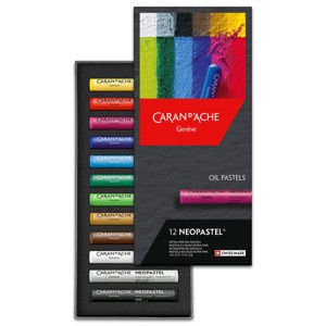 Caran d'Ache Neopastel Artists' Oil Pastel 12 Set